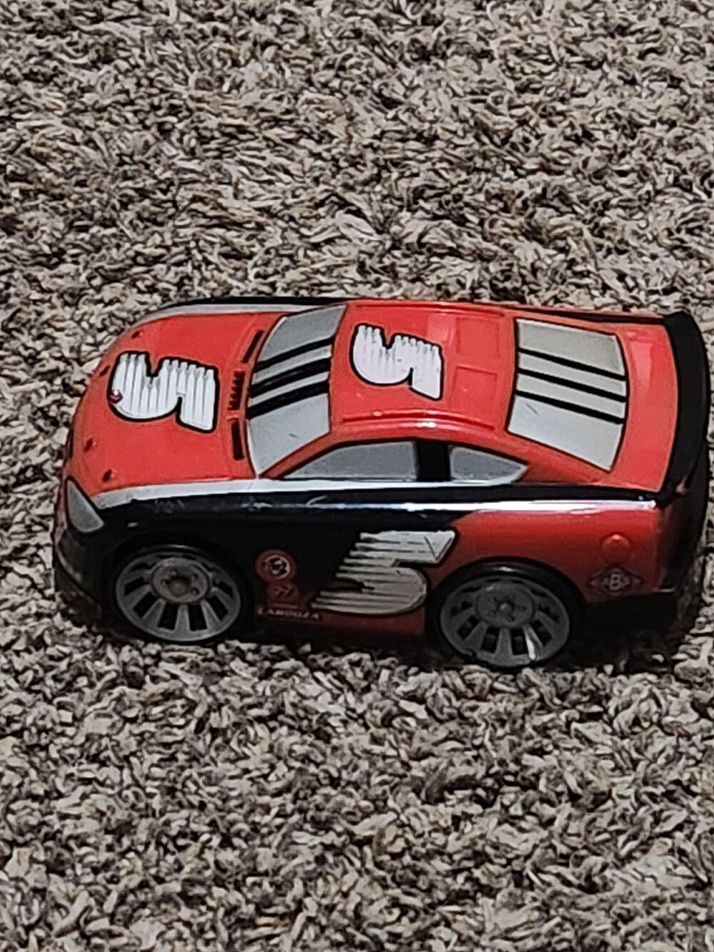 Fisher Price Mattel 2005 SHAKE n GO Red Racecar G5787 #5 RETIRED Not working
